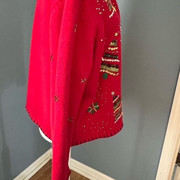 Embroidered Christmas Sweater - Picture 6 of 8